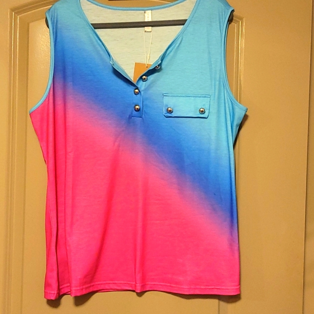 Tie-Dye Summer Ladies Top